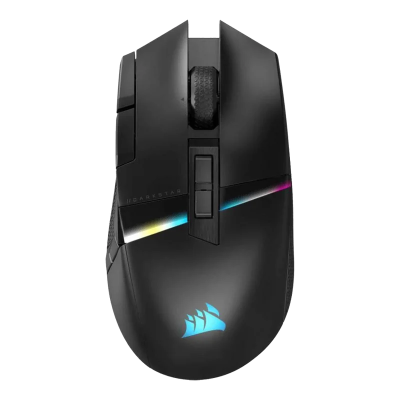 Mouse Gaming Corsair Darkstar Wireless RGB – MMO Wireless 26000 DPI, 15 Pulsanti Programmabili, RGB iCUE