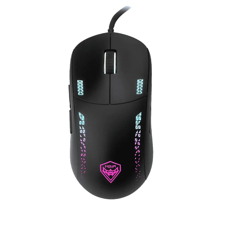 Mouse Gaming Noua LOOP RGB con sensore Pixart 3335, 9 tasti programmabili, 16000 DPI, USB