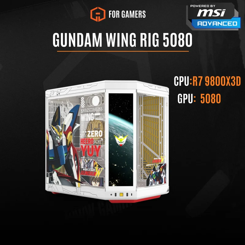 Y70 TOUCH INFINITE GUNDAM WING RIG 5080 Powered By MSI