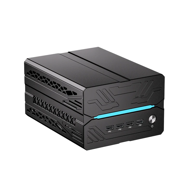 MV10 Mini Gaming PC - i7 i9 13th /14th Processor, GeForce RTX 50 Serial Graphics, 8K, WiFi 6e, 4* Display, Windows 11 Pro