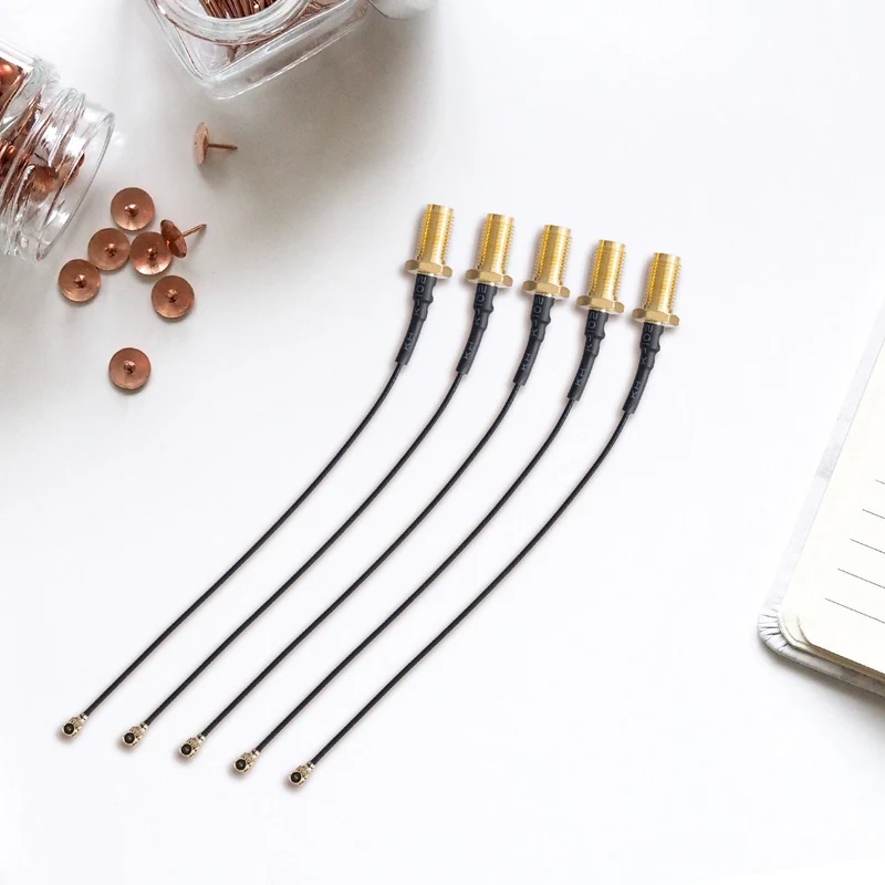 IPEX zu SMA Pigtail Koaxialkabel, SMA Buchse zu UFL/u.FL/IPX/IPEX, RF Koaxial Adapter Pigtail Kabel