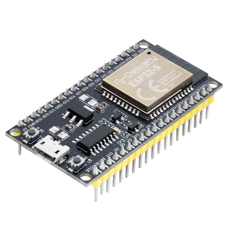 ESP32S NodeMCU Module WLAN WiFi Dev Kit C Development Board mit CH340 (Nachfolgermodell zum ESP8266) kompatibel mit Arduino