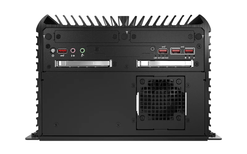 RCO-6000-CML-4N2060S AI Edge Inference Computer w/ LGA 1200 for Intel 10th Gen CPU & W480E PCH, 4 Bay U.2 7mm, RTX 2060S Integrated