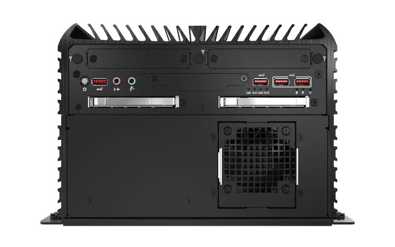 RCO-6000-CML-2N2060S AI Edge Inference Computer w/ LGA 1200 for Intel 10th Gen CPU & W480E PCH, 2 Bay U.2 15mm, RTX 2060S integrated