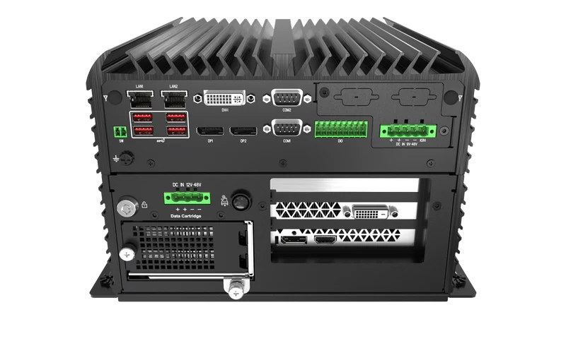RCO-6000-CML-2N2060S AI Edge Inference Computer w/ LGA 1200 for Intel 10th Gen CPU & W480E PCH, 2 Bay U.2 15mm, RTX 2060S integrated
