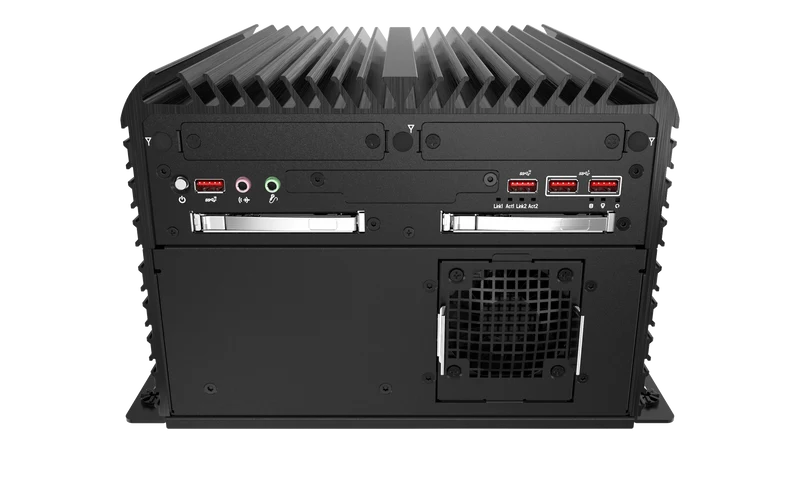 RCO-6000-CML-2N2060S AI Edge Inference Computer w/ LGA 1200 for Intel 10th Gen CPU & W480E PCH, 2 Bay U.2 15mm, RTX 2060S integrated