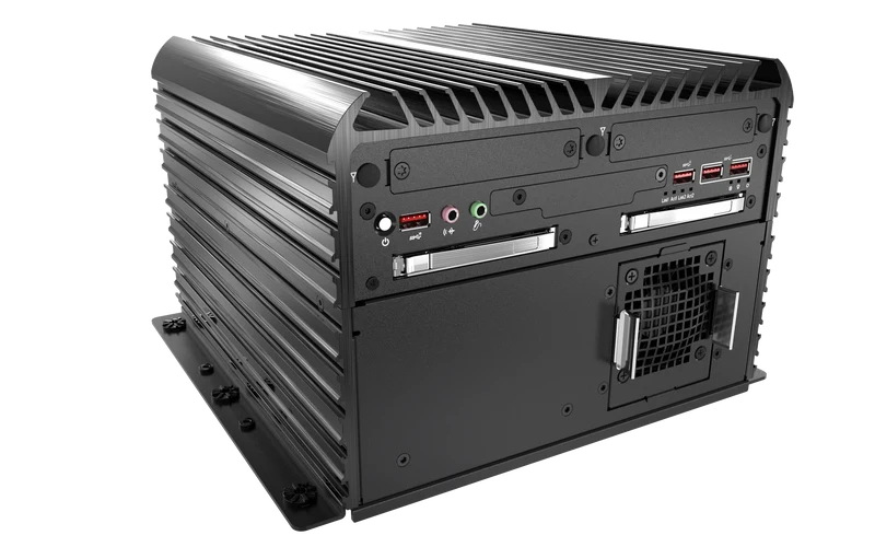 RCO-6000-CML-2N2060S AI Edge Inference Computer w/ LGA 1200 for Intel 10th Gen CPU & W480E PCH, 2 Bay U.2 15mm, RTX 2060S integrated