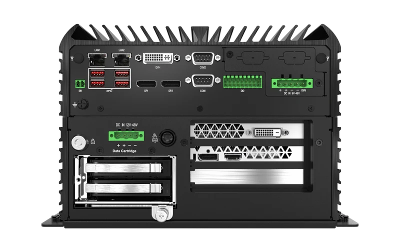 RCO-6000-CML-2N2060S AI Edge Inference Computer w/ LGA 1200 for Intel 10th Gen CPU & W480E PCH, 2 Bay U.2 15mm, RTX 2060S integrated