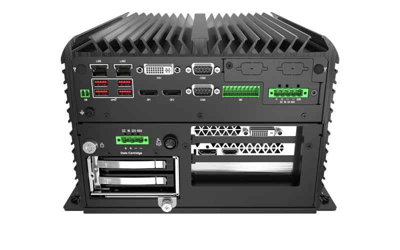 RCO-6000-CML-2N2060S AI Edge Inference Computer w/ LGA 1200 for Intel 10th Gen CPU & W480E PCH, 2 Bay U.2 15mm, RTX 2060S integrated