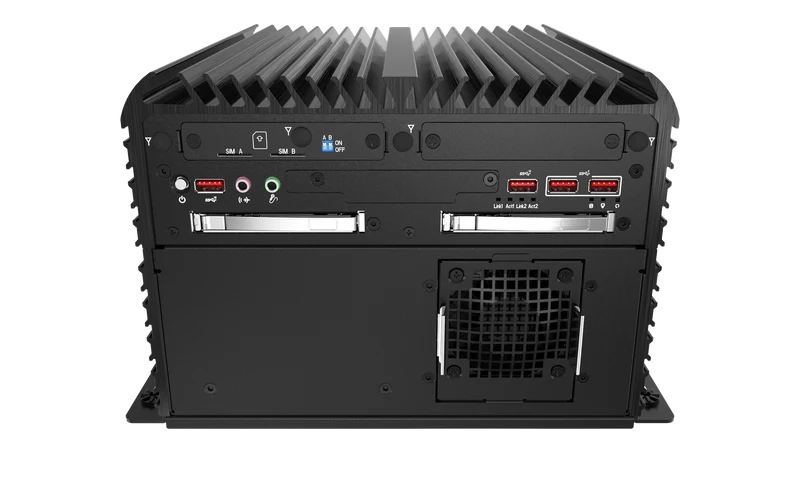 RCO-6000-CML-2N2060S AI Edge Inference Computer w/ LGA 1200 for Intel 10th Gen CPU & W480E PCH, 2 Bay U.2 15mm, RTX 2060S integrated