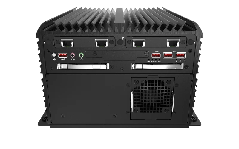 RCO-6000-CML-2N2060S AI Edge Inference Computer w/ LGA 1200 for Intel 10th Gen CPU & W480E PCH, 2 Bay U.2 15mm, RTX 2060S integrated