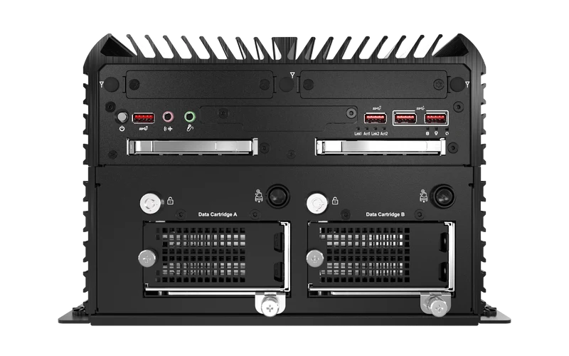 RCO-6000-CML-4NH AI Edge Inference Computer w/ LGA 1200 for Intel 10th Gen CPU & W480E PCH, 4x U.2 15mm NVMe, Hardware RAID