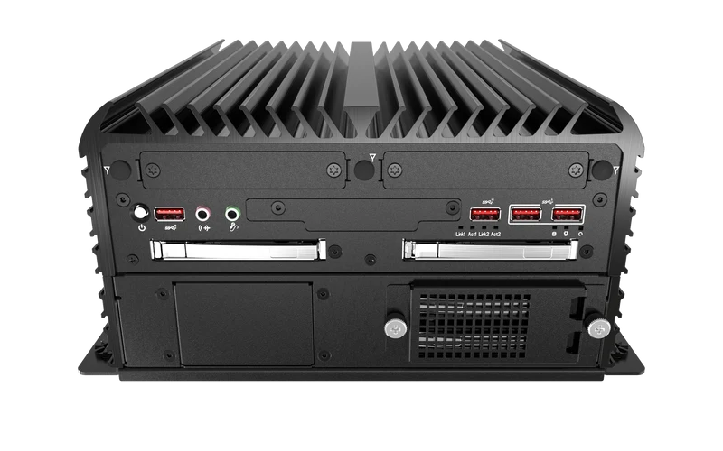 RCO-6000-CML-2-2B15M AI Edge Inference Computer W/ LGA 1200 for Intel 10th Gen CPU & W480E PCH, 2x LAN, 2x 15mm HDD, 1x PCIe x16, 1x PCI