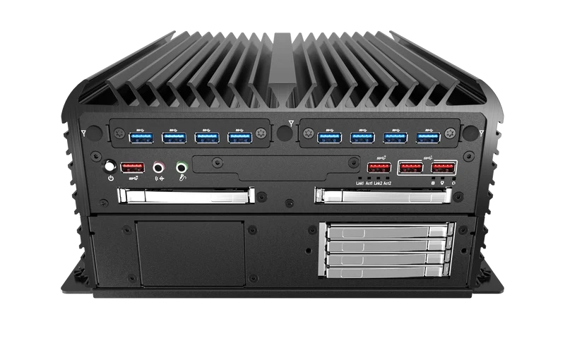 RCO-6000-CML-2-4B7M AI Edge Inference Computer W/ LGA 1200 for Intel 10th Gen CPU & W480E PCH, 2x LAN, 4x 7mm HDD, 1x PCIe x16, 1x PCI