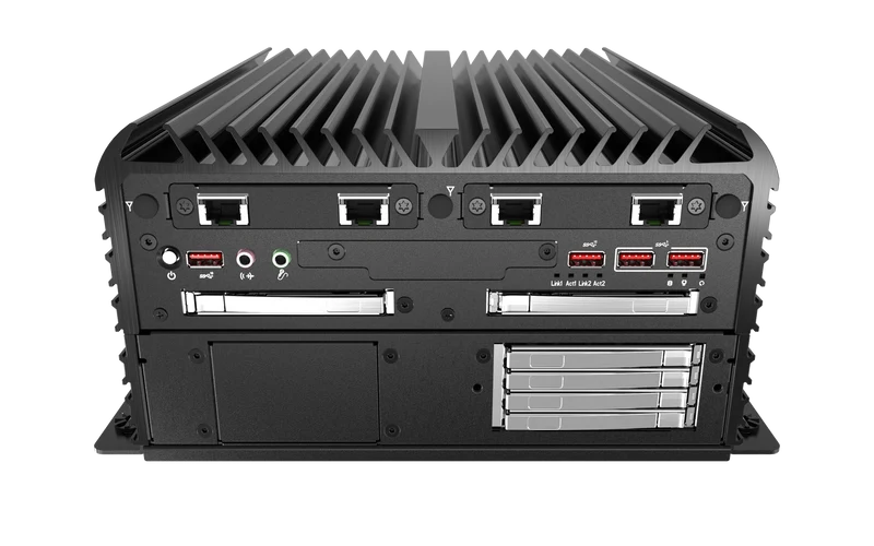 RCO-6000-CML-2-4B7M AI Edge Inference Computer W/ LGA 1200 for Intel 10th Gen CPU & W480E PCH, 2x LAN, 4x 7mm HDD, 1x PCIe x16, 1x PCI
