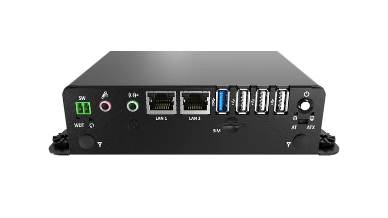 BCO-1000-J1900-10U Fanless Mini Computer with Intel® Celeron® J1900 Processor, 2x COM, 2x LAN, 8x USB, 1x 2.5" SATA HDD Bay