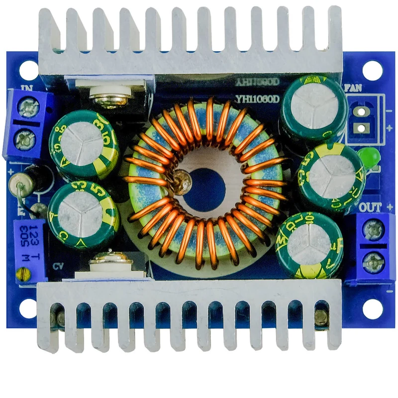 XL4016E1 DC-DC Step Down Converter, Einstellbar 5-40V auf 1,2-36V 12A kompatibel mit Arduino