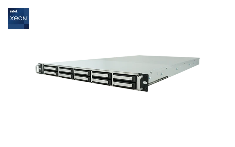 FlacheSAN1N10U-D5 1U 10 BAYS Intel Skylake U.2 NVMe 850W HRP PSU