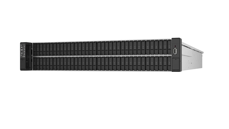 FlacheSAN2N108M-UN 2U with 108x hot-swappable Intel® EDSFF (E1.L) NVMe SSD bays