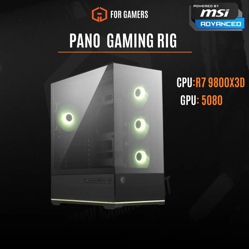 MSI PANO 9800X3D - 5080 Powered By MSI