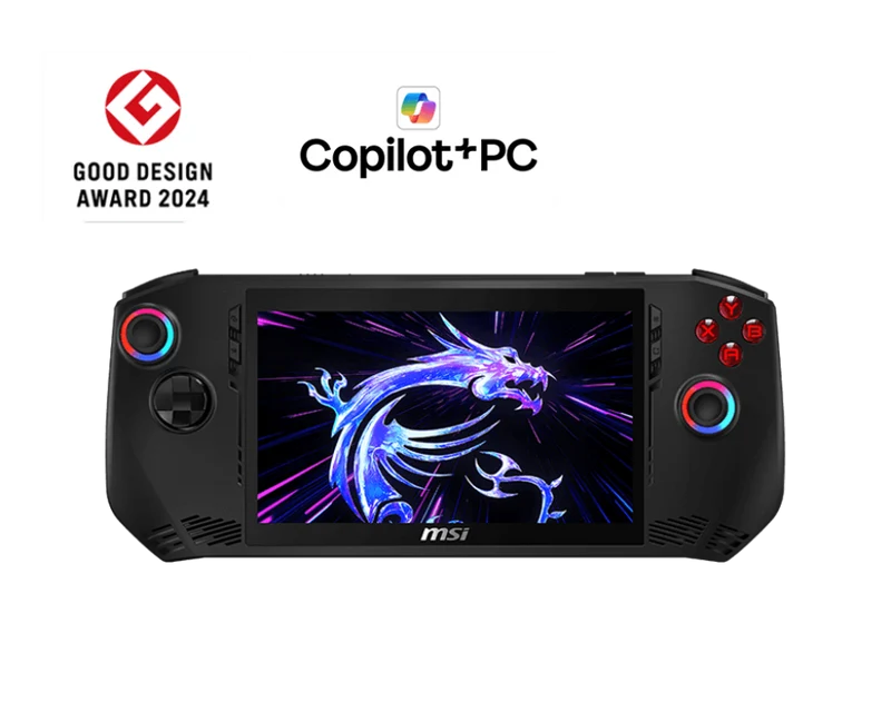 Console Portatile MSI CLAW 7 AI+ A2VM-022IT – 7″ FHD (1920 x 1080) Touchscreen 120 Hz IPS, Intel Core Ultra 7 258V con 32GB LPDDR5x, Intel Arc Graphics, 512GB SSD, Windows 11 Home Advanced