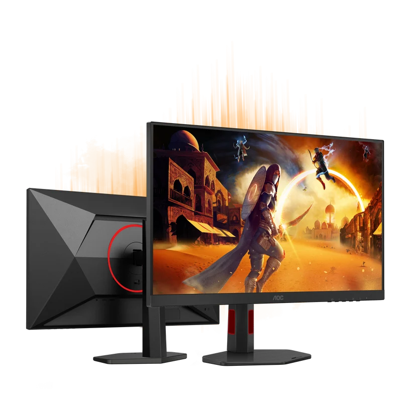 AOC Q27G4ZR Monitor 27" Fast IPS 240Hz QHD 1ms Multimediale Pivot 2*HDMI/DisplayPort