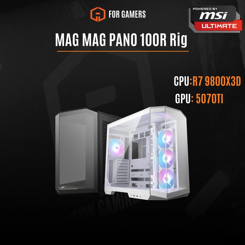 PANO RIG 9800X3D - RTX 5070Ti POWERD BY MSI