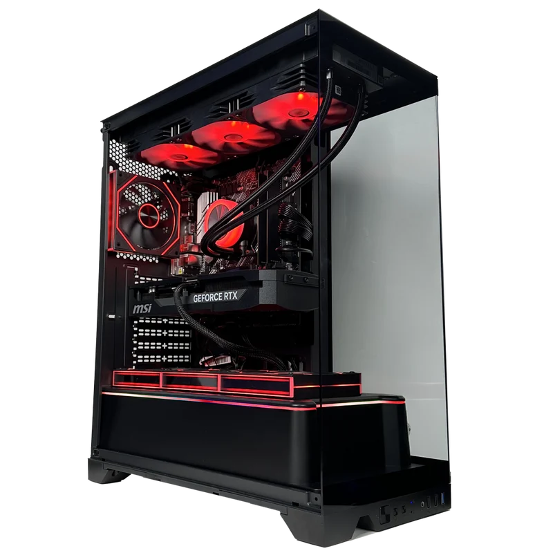 EGEMONE V11 - Pc gaming Ryzen 5 7500F, RTX 5070 12GB, Ram 16Gb 6000Mhz Ddr5, SSD NVMe 1000Gb, Dissipatore a Liquido 360mm, Windows 11 Pro