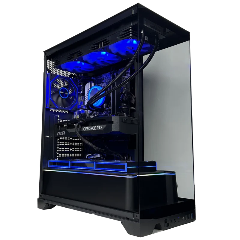 EGEMONE V11 - Pc gaming Ryzen 5 7500F, RTX 5070 12GB, Ram 16Gb 6000Mhz Ddr5, SSD NVMe 1000Gb, Dissipatore a Liquido 360mm, Windows 11 Pro
