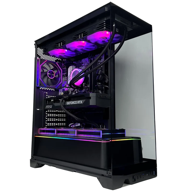 EGEMONE V11 - Pc gaming Ryzen 5 7500F, RTX 5070 12GB, Ram 16Gb 6000Mhz Ddr5, SSD NVMe 1000Gb, Dissipatore a Liquido 360mm, Windows 11 Pro