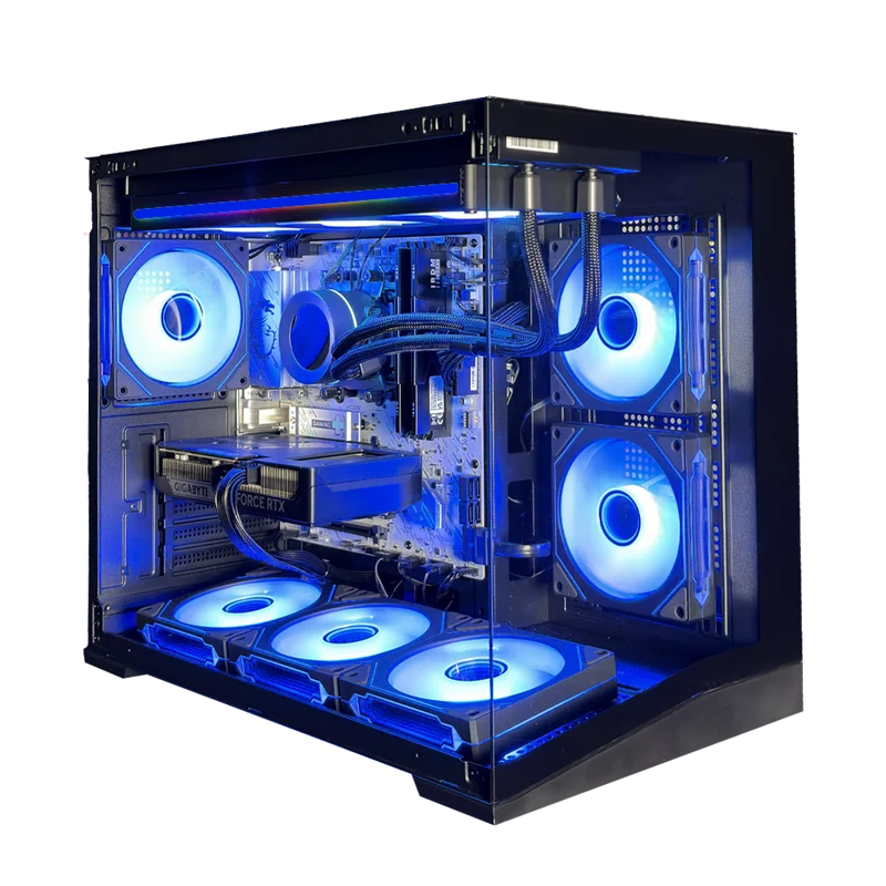 GLADIO V2 - Pc gaming Ryzen 5 9600X, RTX 5060 8GB, Ram 16Gb 6000Mhz Ddr5, SSD NVMe 1000Gb, Dissipatore a Liquido 360mm, Windows 11 Pro