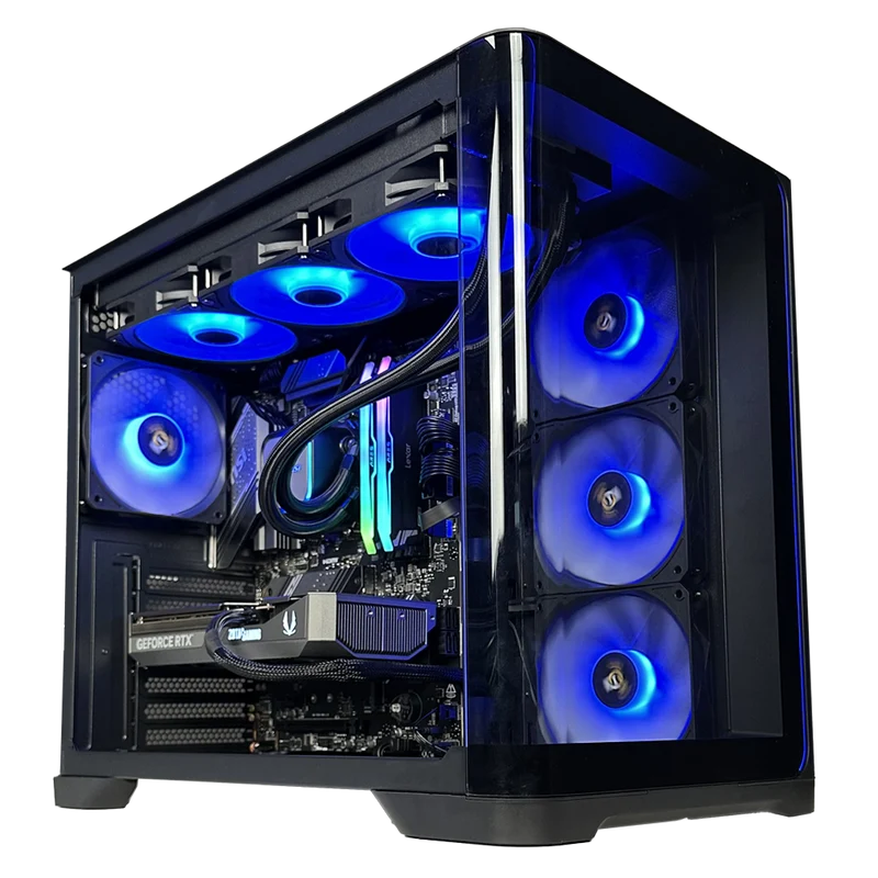 EGEMONE V7 - Pc gaming Ryzen 7 9700X, RTX 5070 12GB, Ram 32Gb 6000Mhz Ddr5, SSD NVMe 1000Gb, Dissipatore a Liquido 360mm, Windows 11 Pro