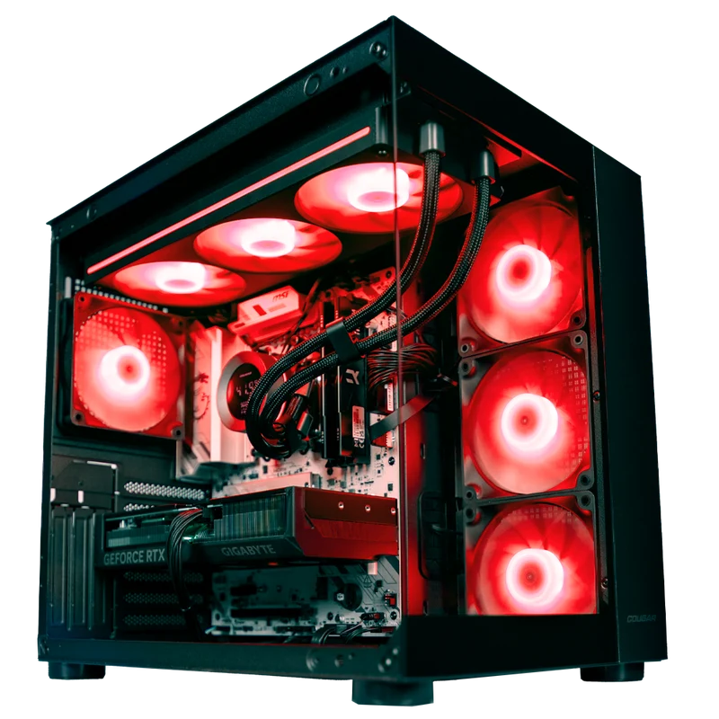 EGEMONE V16 EVO - Pc gaming Ryzen 7 7800X3D, RX 9070 XT 16GB, Ram 32Gb 6000Mhz Ddr5, SSD NVMe 1000Gb, Dissipatore a Liquido 360mm, Windows 11 Pro