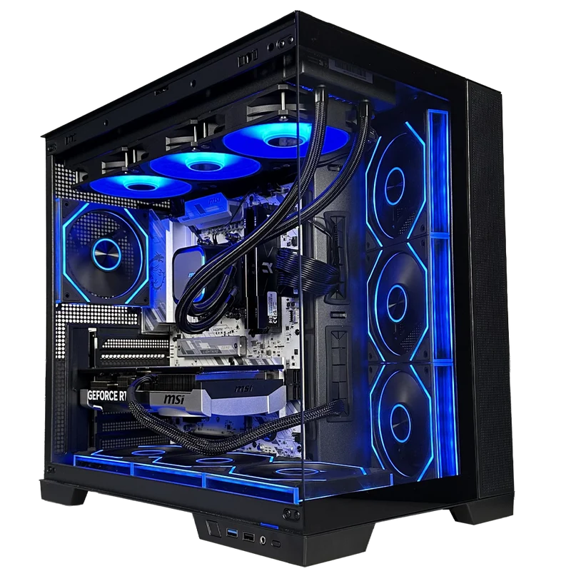 TITANO P1 - Pc gaming Intel i9 14900K, RTX 5070 Ti 16GB, Ram 32Gb 6000Mhz Ddr5, SSD NVMe 1000Gb, Dissipatore a Liquido 360mm, Windows 11 Pro