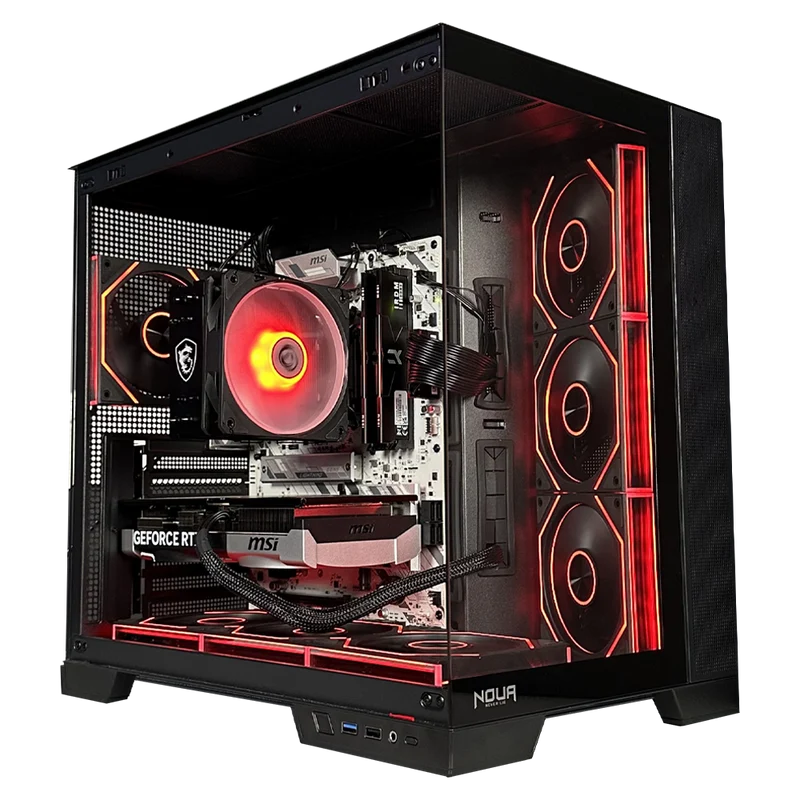 GLADIO P5 - Pc gaming Intel i7 14700KF, Rtx 5060 Ti 8Gb, Ram 32Gb 6000Mhz Ddr5, SSD NVMe 1000 Gb, Dissipatore ad Aria, Windows 11 Pro