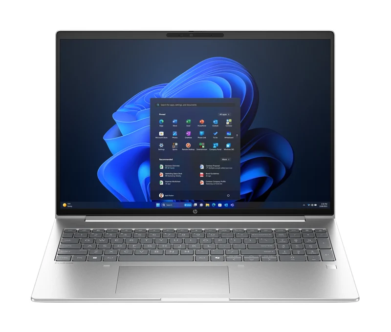 HP ProBook 4 G1i 16 inch Notebook AI PC Intel Core Ultra 7 255U Computer portatile 40,6 cm (16") WUXGA 16 GB DDR5-SDRAM 512 GB SSD Wi-Fi 6E (802.11ax) Windows 11 Pro Argento
