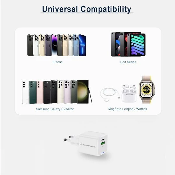 Conceptronic ALTHEA15W Caricabatterie per dispositivi mobili Universale Bianco AC Ricarica rapida Interno