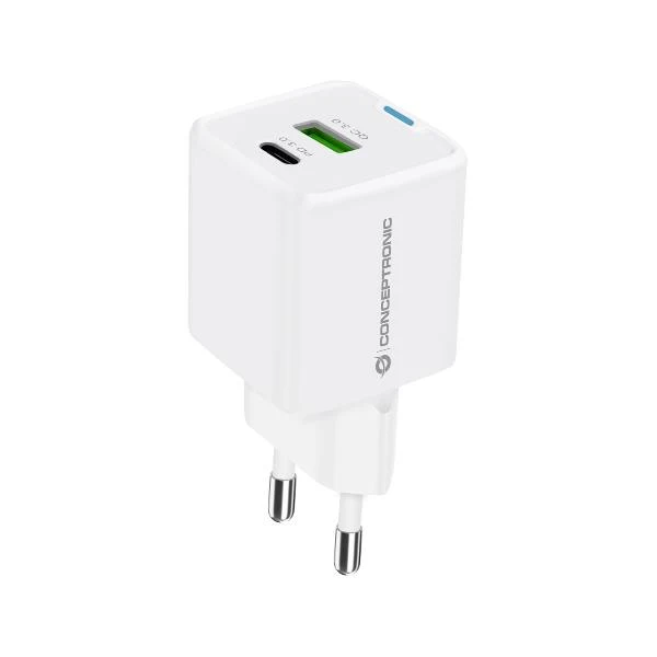 Conceptronic ALTHEA15W Caricabatterie per dispositivi mobili Universale Bianco AC Ricarica rapida Interno