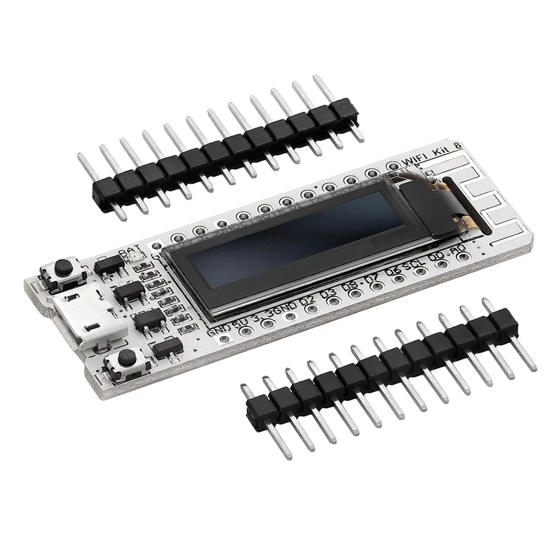 ESP8266 Heltec NodeMCU Mikrocontroller mit integriertem 0.91" OLED Display