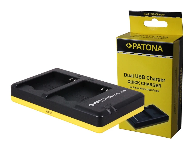 CARICABATTERIE DUAL USB PER PANASONIC