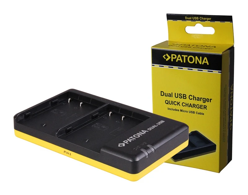 CARICABATTERIE DUAL USB 5V PER DMC-GH