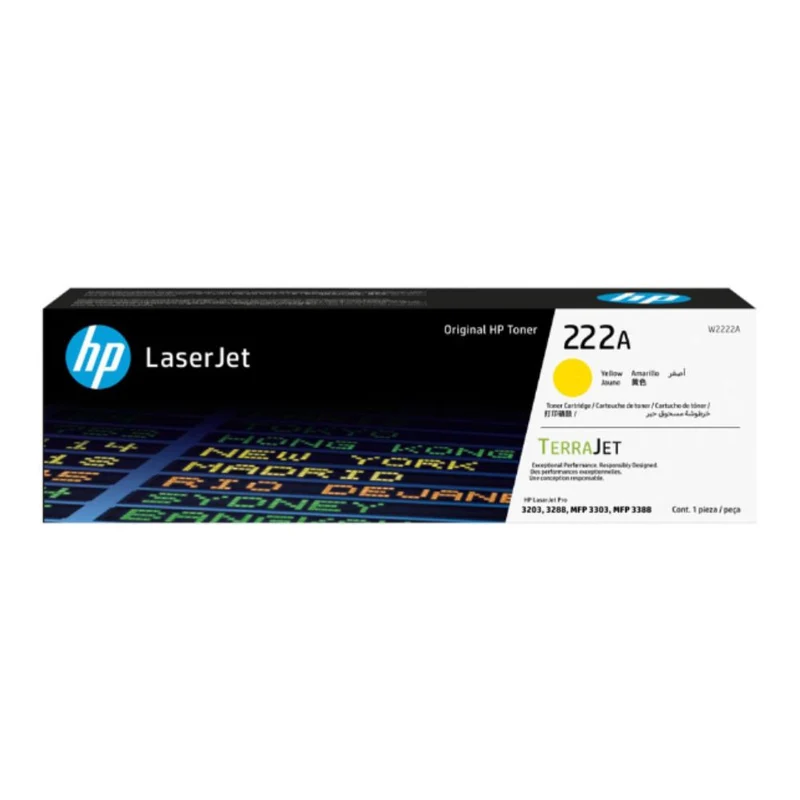 HP Toner 222A Yellow W2222A