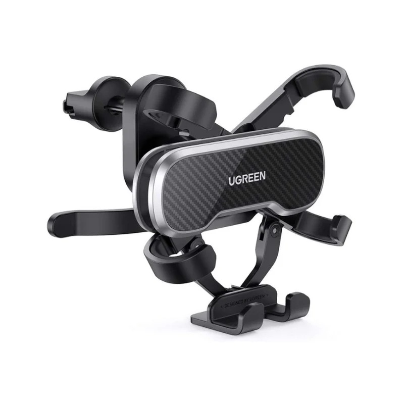 UGREEN 80871 Car Phone Mount Retractable Air Vent Gravity Cell Phone Holder Cradle with Hook