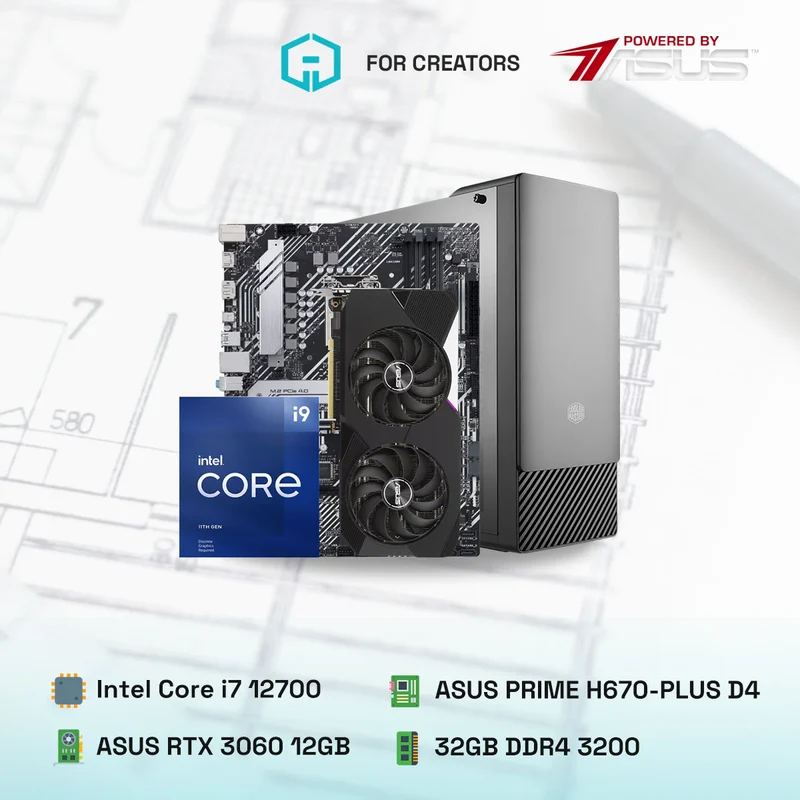 Workstation - Intel i7 12700 - 3060