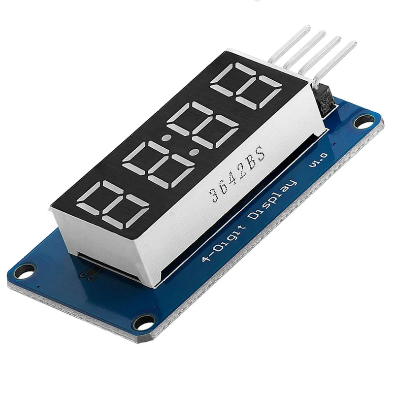 TM1637 4 Digit 7-Segment Display Modul kompatibel mit Arduino und Raspberry Pi