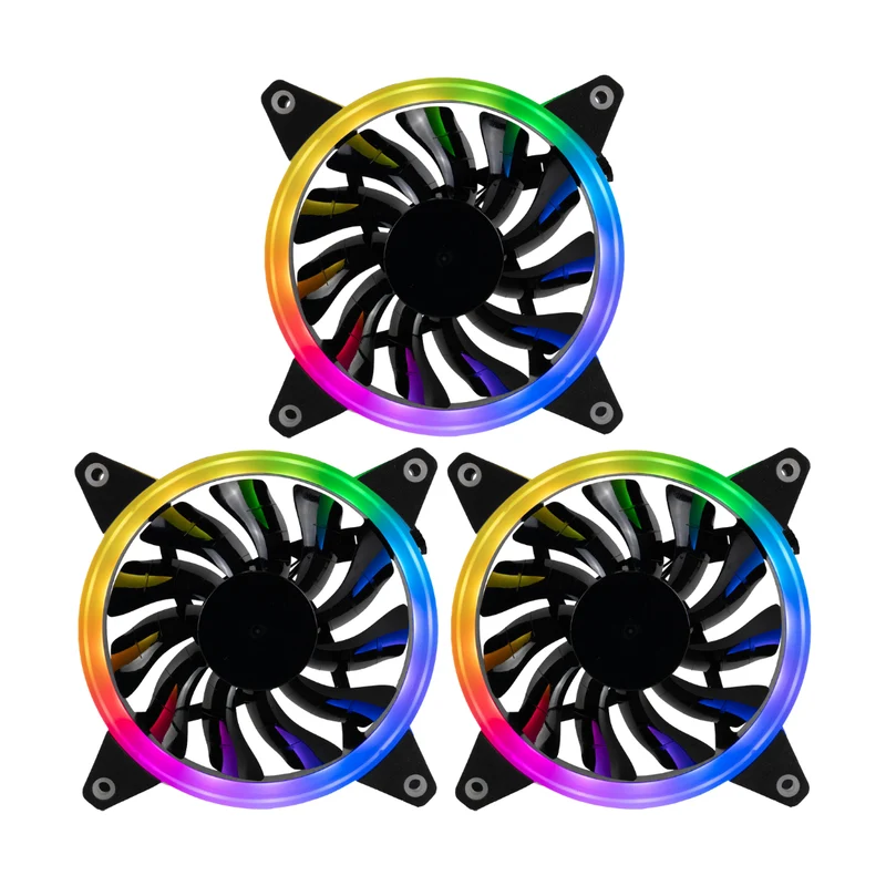 Halo ARGB Case Fans 120mm PWM 3-pack