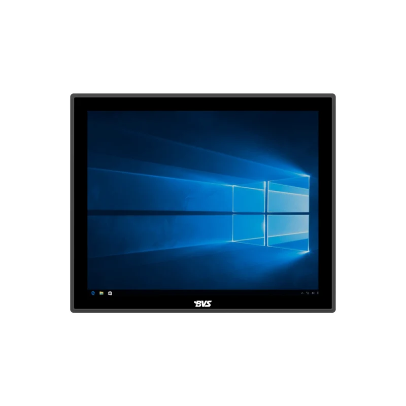 BVS-QG190NL 19 inch Flush Mount Panel PC, Intel Core i5, 8GB+128GB, 1280×1024 Capacitive Touch, Fanless Aluminum Case, Windows 10 for HMI & Machine Control