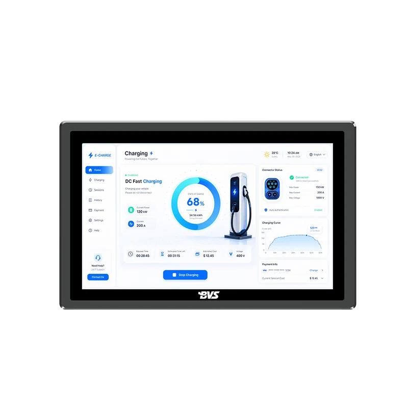 BVS-QG185WL 18.5-inch Embedded Industrial Panel PC, IP65 Front, Intel Core i5, 8GB+128GB, 1366×768 Capacitive Touch, Fanless Aluminum Case, Windows 10 for HMI & Machine Control