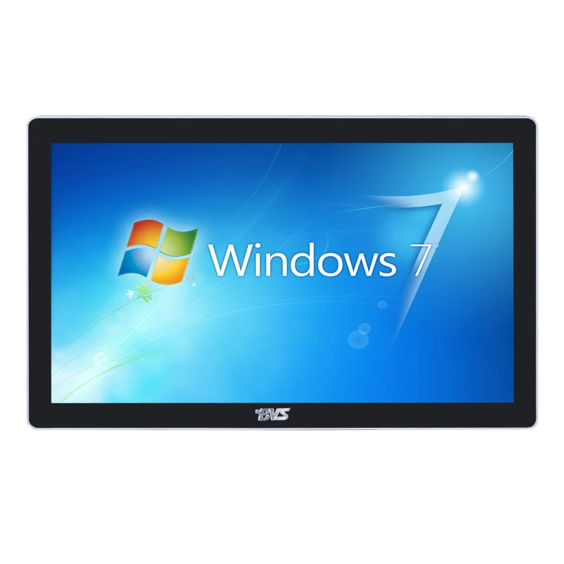 BVS-QW185 18.5 Inch High Brightness Touch Panel PC, Windows Industrial Panel Computer with Intel Core i5, 8GB RAM 128GB SSD, Fanless Metal Design for Automation