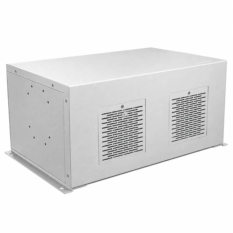 BVS GW-G Industrial Computer, Core i5 8th Gen, 8GB RAM 128GB SSD, Multi-I/O Fanless Industrial PC with 10 COM, 10 USB, Dual LAN and PCIe x16 for Machine Vision, CNC & Industrial Inspection